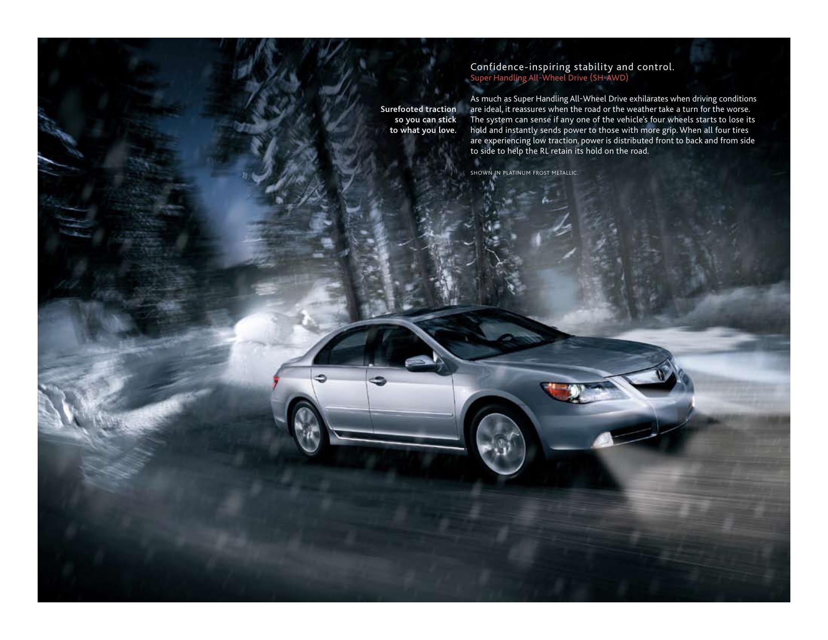 2010 Acura RL Brochure Page 7